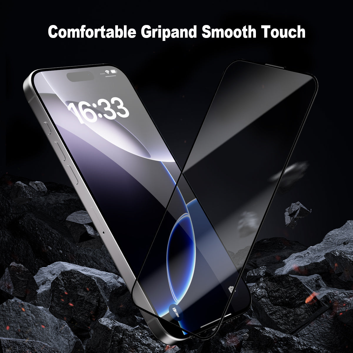 ESEEKGO TGF-01 Protector de pantalla de cristal templado HD transparente de cobertura total (50/400)