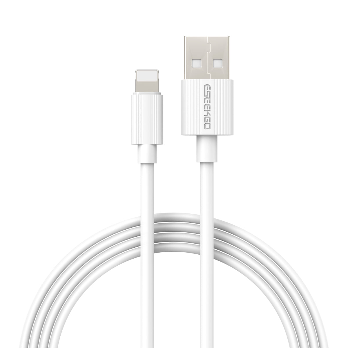 ESEEKGO G-03AW 3.0A 1M/3.3FT Cable de Carga de Datos USB a 8 PINES (40/400)