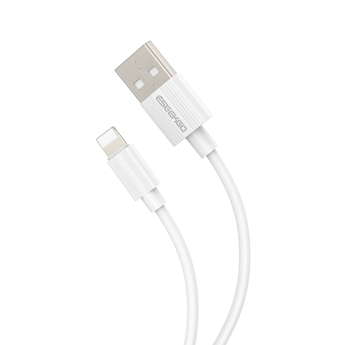 ESEEKGO G-03AW 3.0A 1M/3.3FT Cable de Carga de Datos USB a 8 PINES (40/400)