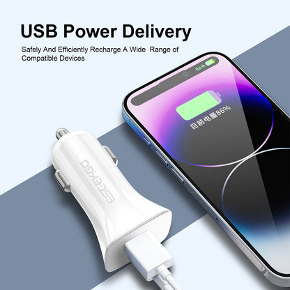 Cargador de coche ESEEKGO C-01AT doble USB-A (20/200)