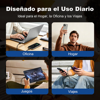 ESEEKGO G-03AB 3.0A 1M/3.3FT USB a 8 PINES Cable de Datos de Carga (40/400)