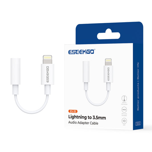 ESEEKGO ES-35 Cable Adaptador de Audio de 8 PINES a 3.5MM (40/400)