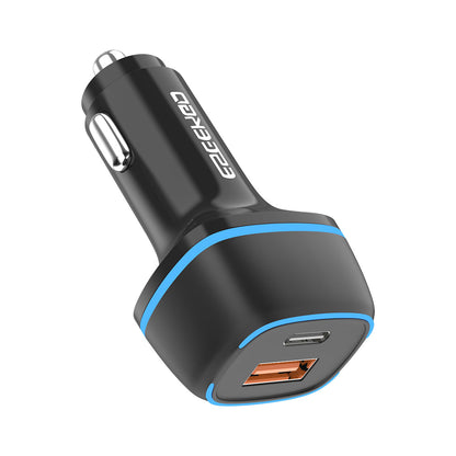 Cargador de coche LED de 38W ESEEKGO C-15BK (10/100)