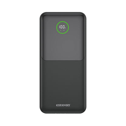 Batería externa ESEEKGO P-21B de 22,5 W y 20000 mAh con 3 cables integrados (6/36)