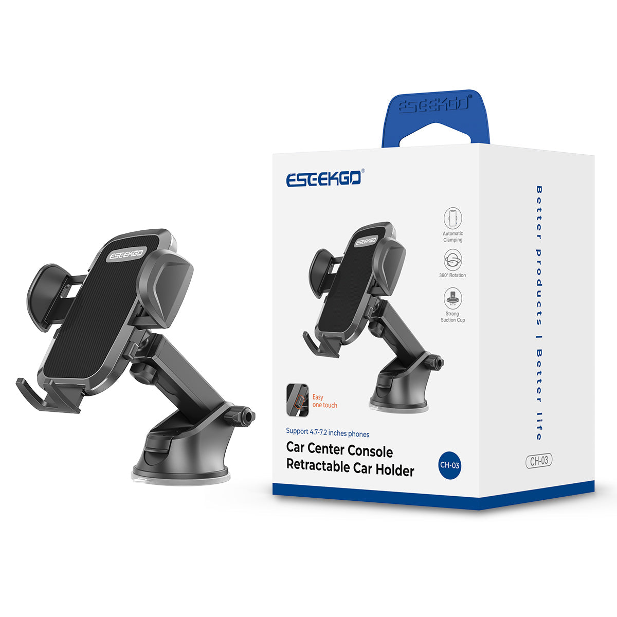 Soporte universal para coche para salpicadero ESEEKGO CH-03 (48)