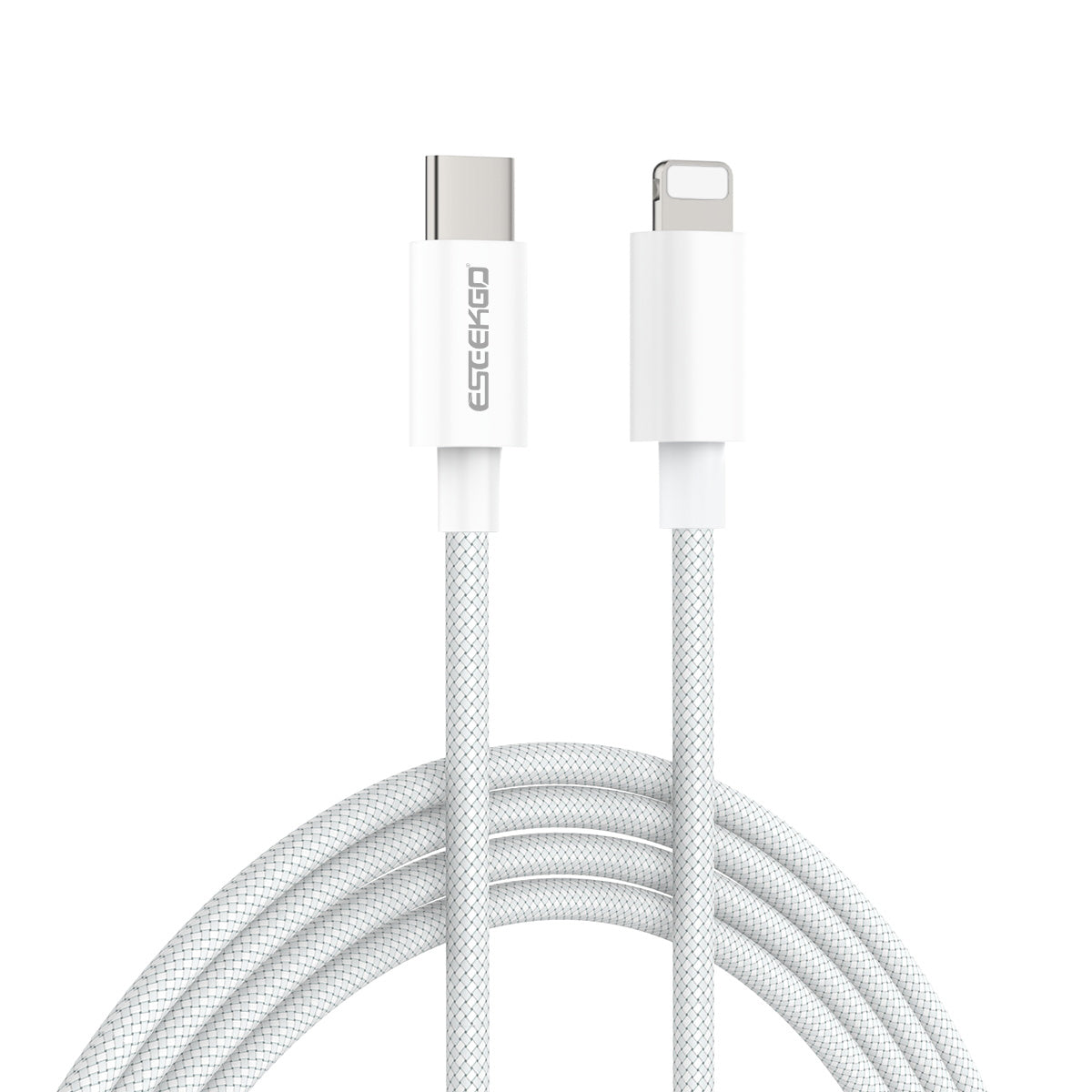 ESEEKGO G-112C Cable de datos trenzado de nailon tipo C a 8 pines de 1,2 metros (40/400)