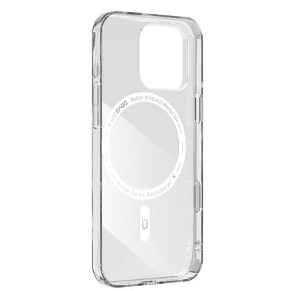 ESEEKGO Funda delgada de PC con MagSafe, siempre transparente garantizada