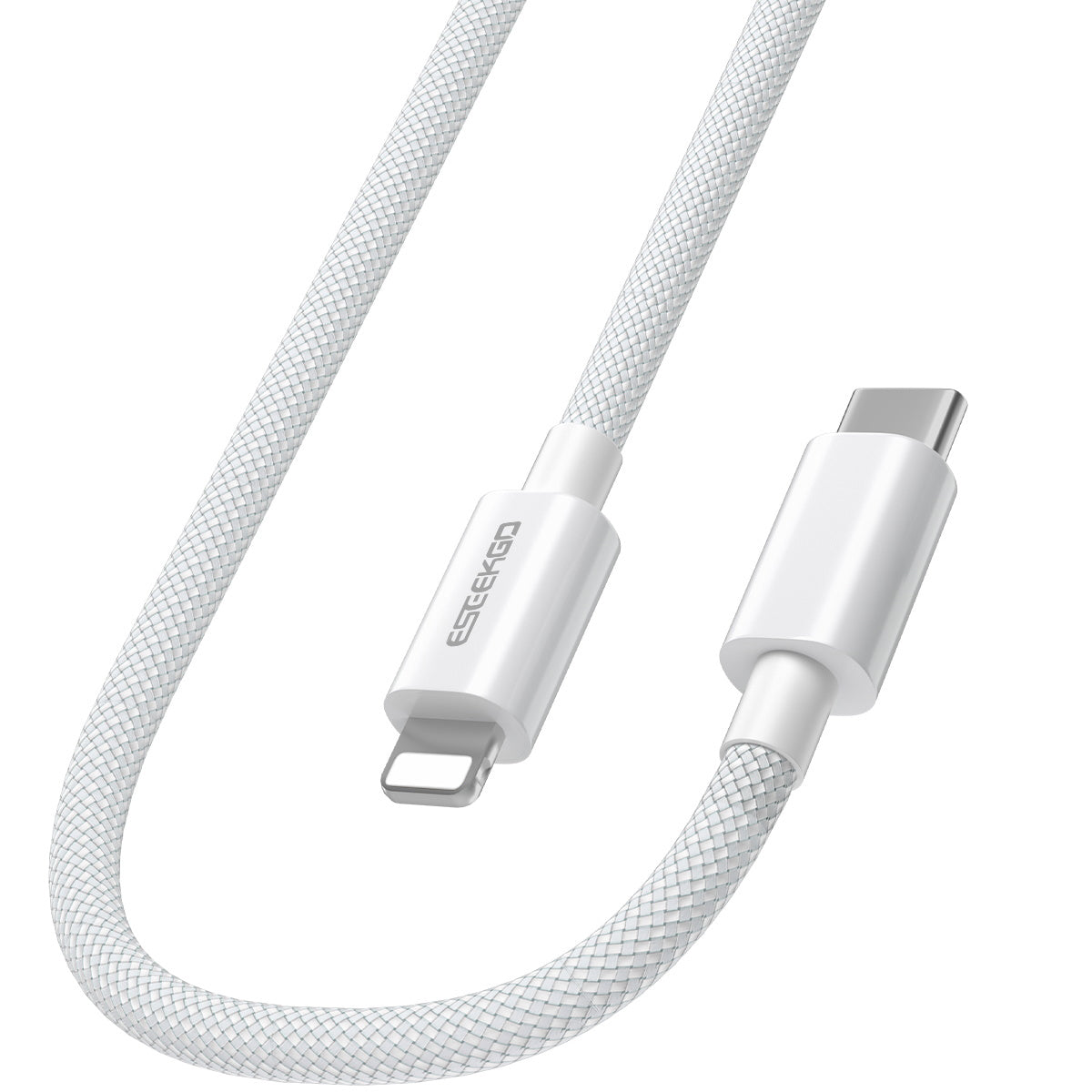 ESEEKGO G-112C Cable de datos trenzado de nailon tipo C a 8 pines de 1,2 metros (40/400)