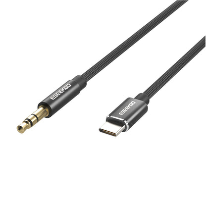 ESEEKGO AX-01 Cable de audio trenzado de nailon tipo C a 3,5 mm de 1,2 m (40/400)