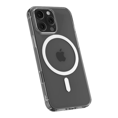 ESEEKGO Funda delgada de PC con MagSafe, siempre transparente garantizada