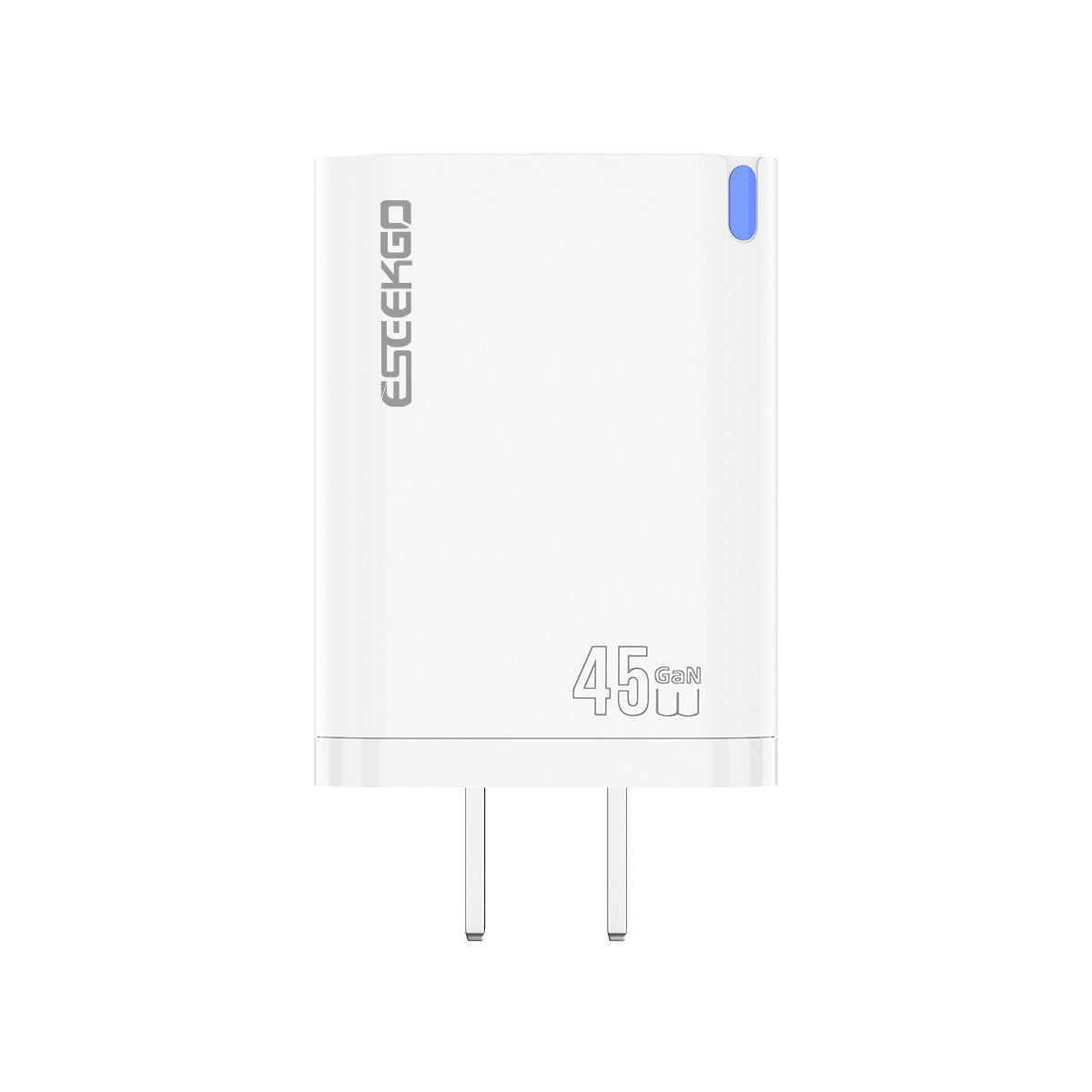 Cargador de viaje ESEEKGO T-45UB QC3.0 GaN PD45W con doble puerto (10/100)