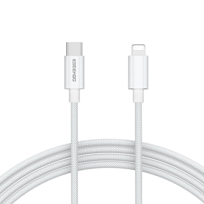 ESEEKGO G-112C Cable de datos trenzado de nailon tipo C a 8 pines de 1,2 metros (40/400)