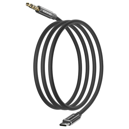ESEEKGO AX-01 Cable de audio trenzado de nailon tipo C a 3,5 mm de 1,2 m (40/400)
