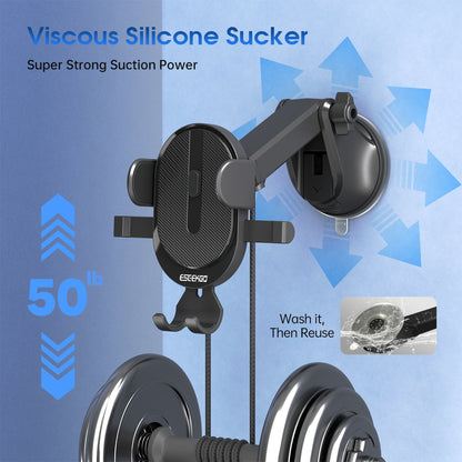 ESEEKGO CH-01 Soporte para coche de fácil un toque (48)
