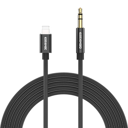 ESEEKGO AX-02 Cable de Audio de Nylon Trenzado de 1.2 m (4 pies) de 8 PINES a 3.5mm (40/400)