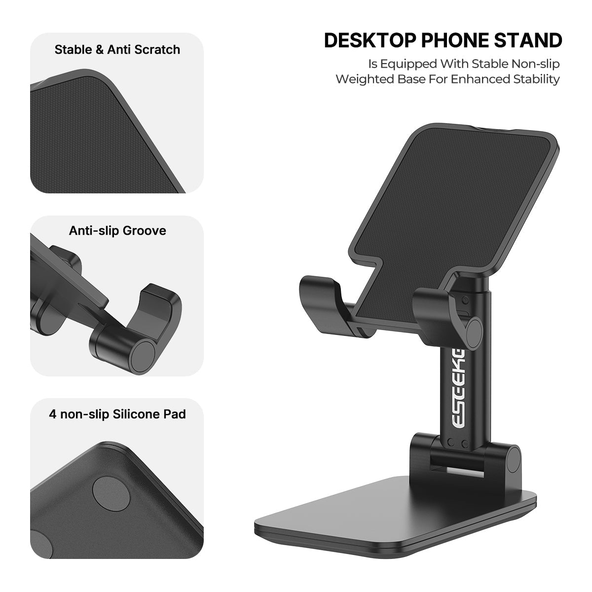 ESEEKGO TS-01 Soporte de teléfono plegable (8/80)