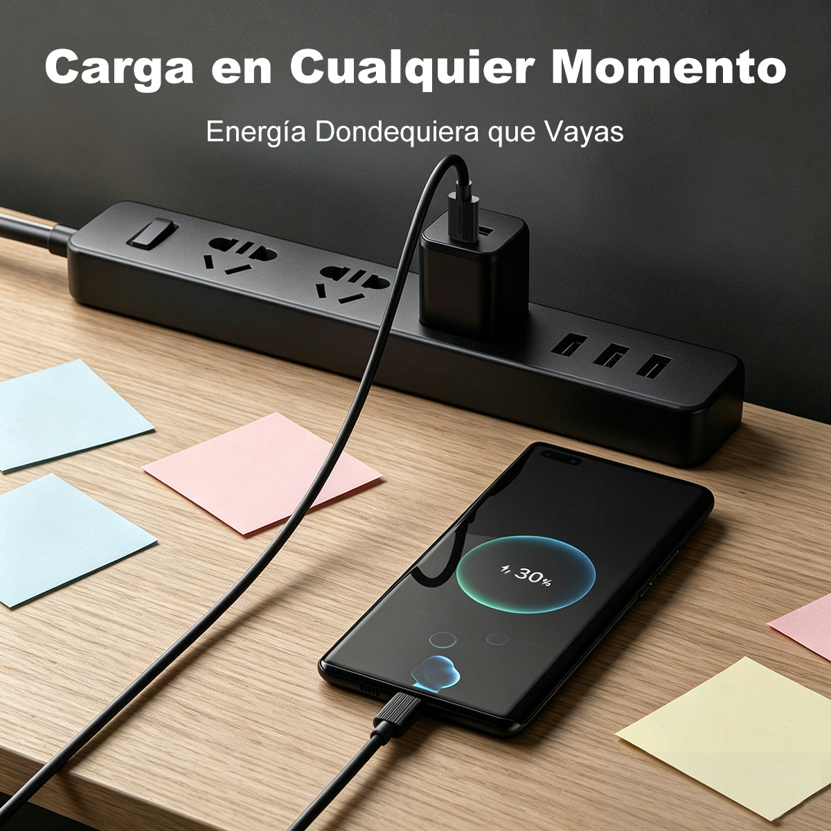 ESEEKGO G-01AB 3.0A 1M/3.3FT Cable de Carga y Datos Tipo-C a Tipo-C (40/400)