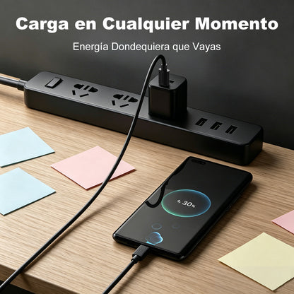 ESEEKGO G-01AB 3.0A 1M/3.3FT Cable de Carga y Datos Tipo-C a Tipo-C (40/400)