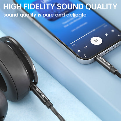 ESEEKGO AX-03 Cable de audio de 3,5 mm a 3,5 mm trenzado de nailon de 1,2 m (40/400)