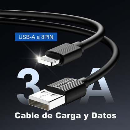 ESEEKGO G-03AB 3.0A 1M/3.3FT USB a 8 PINES Cable de Datos de Carga (40/400)