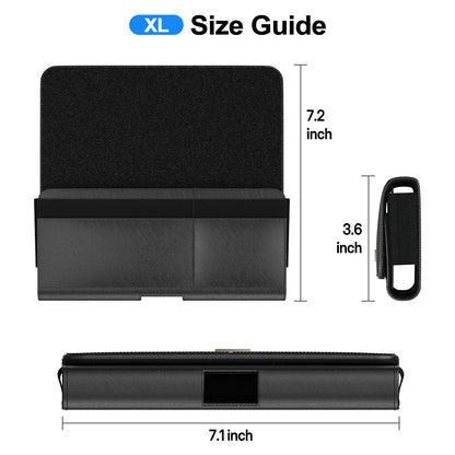ESEEKGO Funda Universal Magnética de Cuero para Teléfono PO-H1-XL Adecuada para teléfonos móviles de 6.5-7.0 pulgadas (20/120)