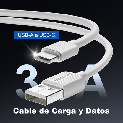ESEEKGO G-02AW 3.0A Cable de carga y datos USB a Tipo-C de 1M/3.3FT (40/400)