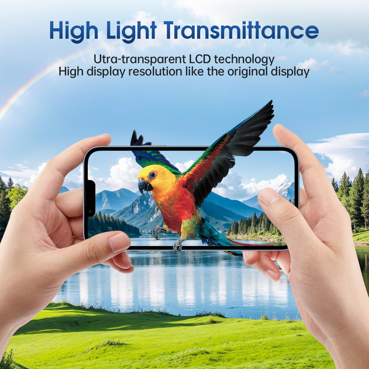 ESEEKGO TGC-01 Protector de Pantalla de Cristal Templado Transparente HD (50/400)