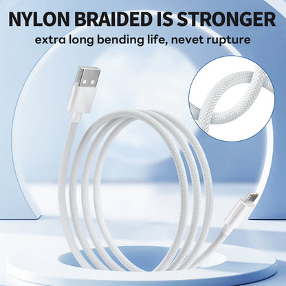 ESEEKGO G-102C Cable de datos USB a tipo C trenzado de nailon de 1,2 m (40/400)