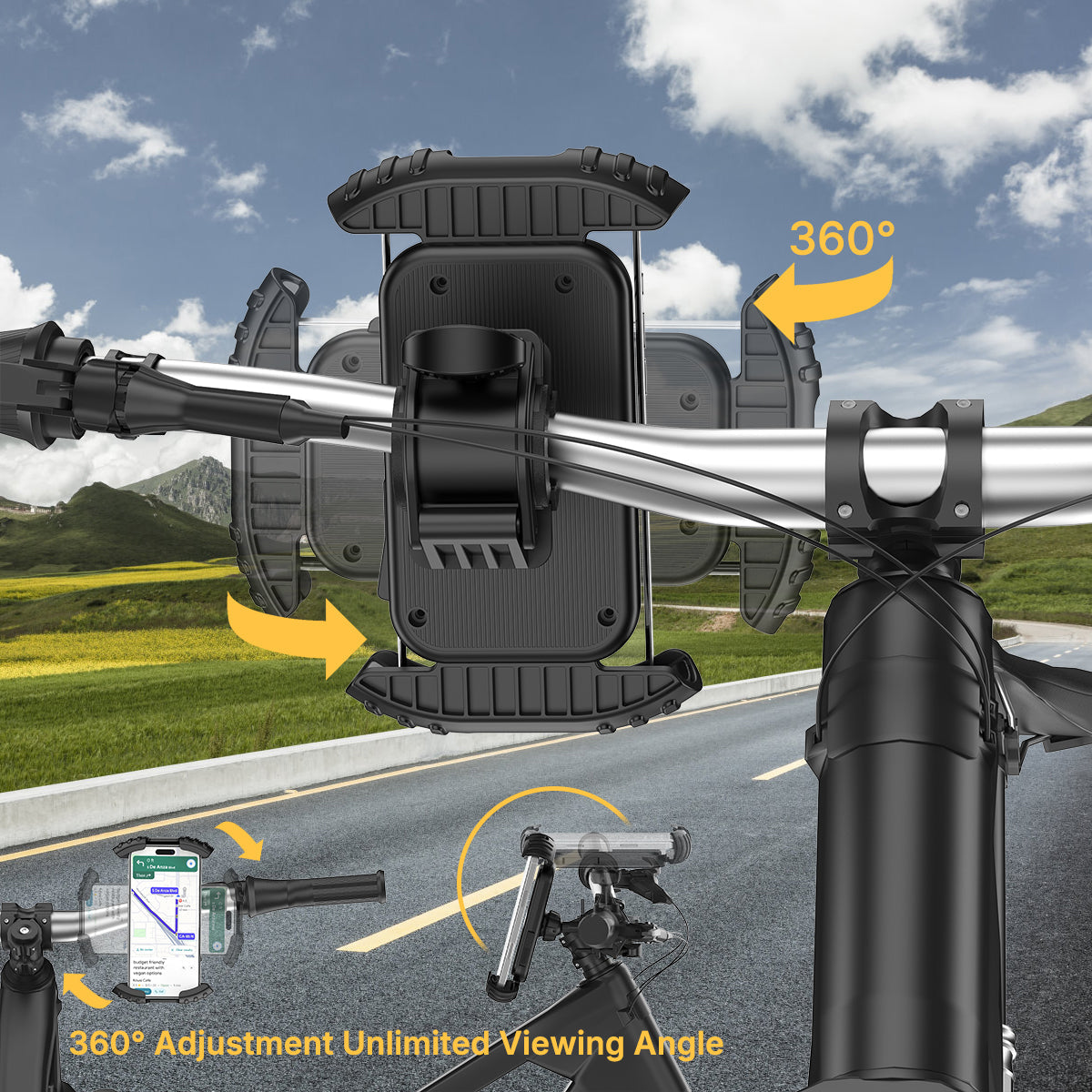 Soporte para teléfono de bicicleta ESEEKGO BM-01 (8/48)