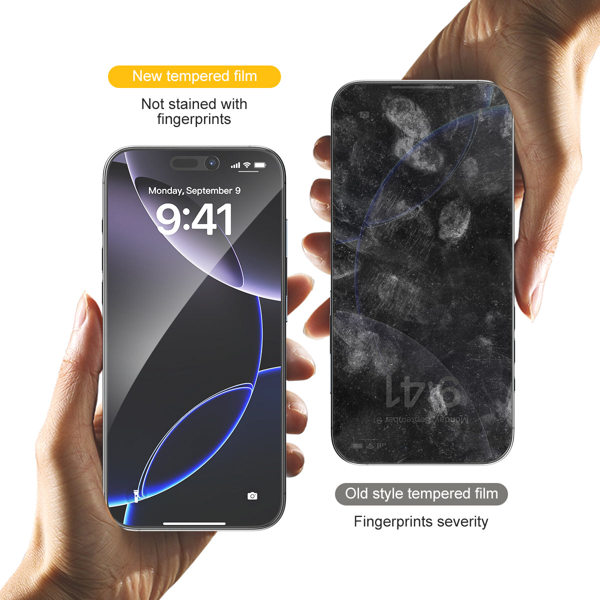 ESEEKGO TGP-02 HD Cristal templado de privacidad transparente anti-miradas (50/400)