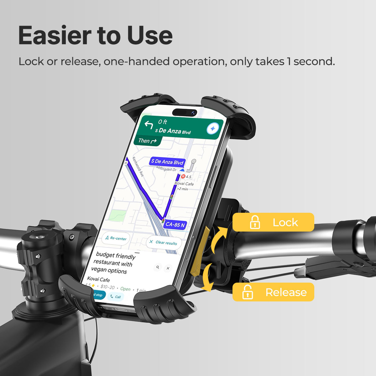 Soporte para teléfono de bicicleta ESEEKGO BM-01 (8/48)