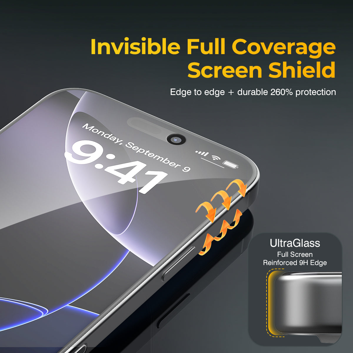 ESEEKGO TGP-02 HD Cristal templado de privacidad transparente anti-miradas (50/400)