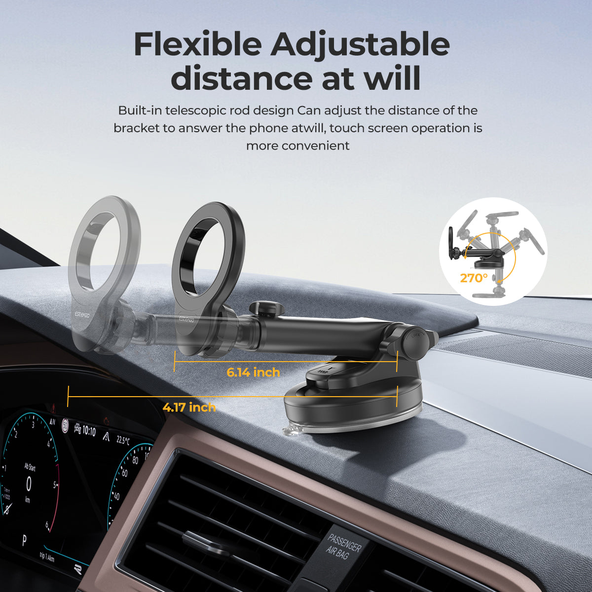 ESEEKGO CH-11 Soporte Magnético para Coche (60)