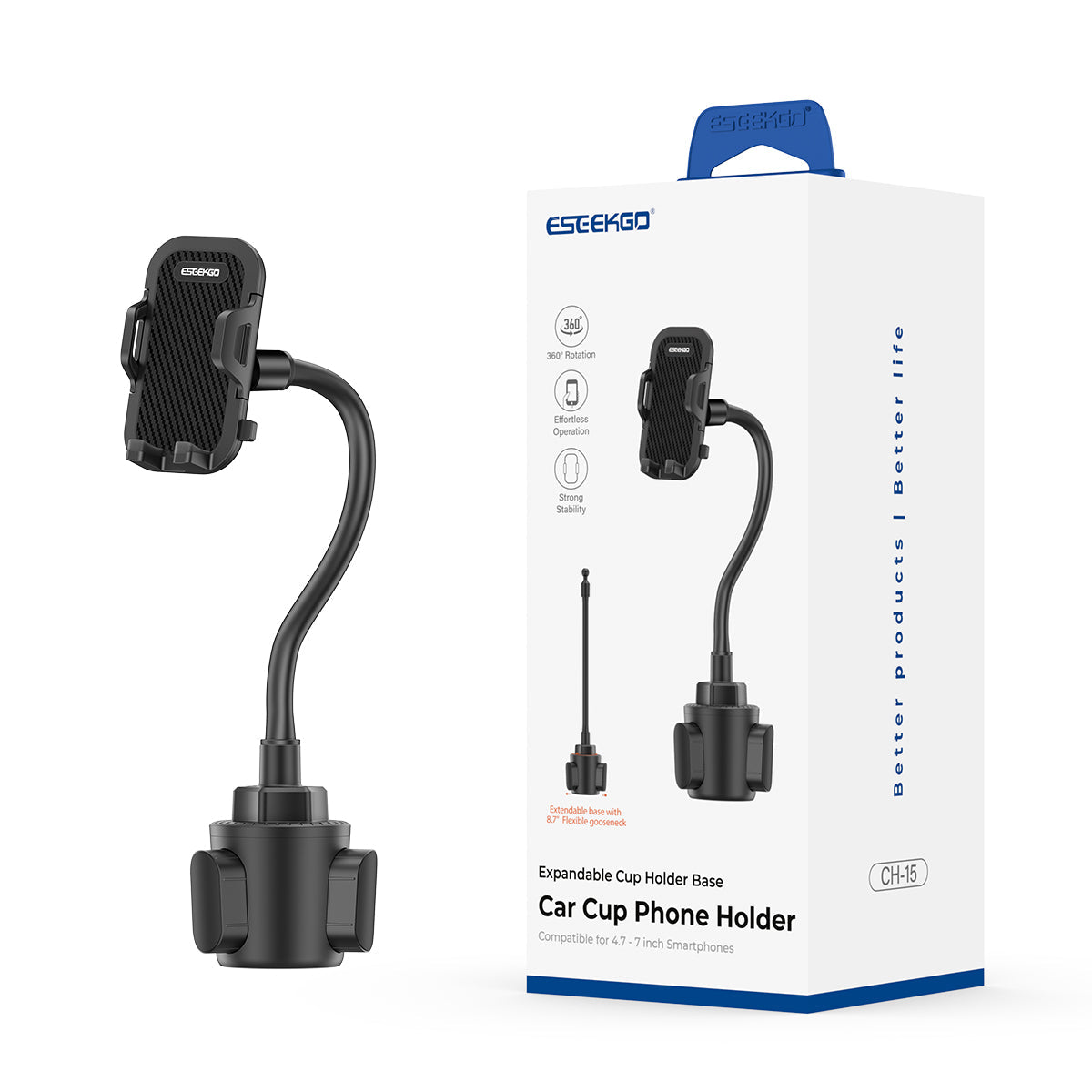 ESEEKGO CH-15 Soporte para teléfono de coche (8/48)