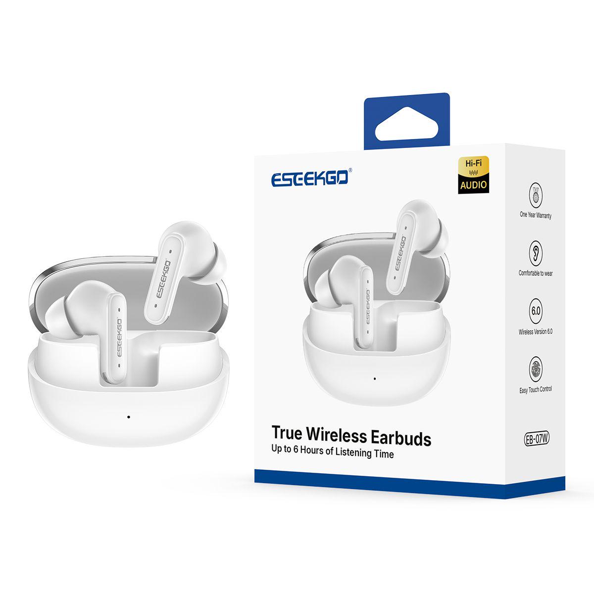 Auriculares inalámbricos Bluetooth TWS ESEEKGO EB-07W (15/150)