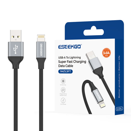 ESEEKGO G-61AL Cable de Datos USB-A a 8 pines de 1 m (40/400)