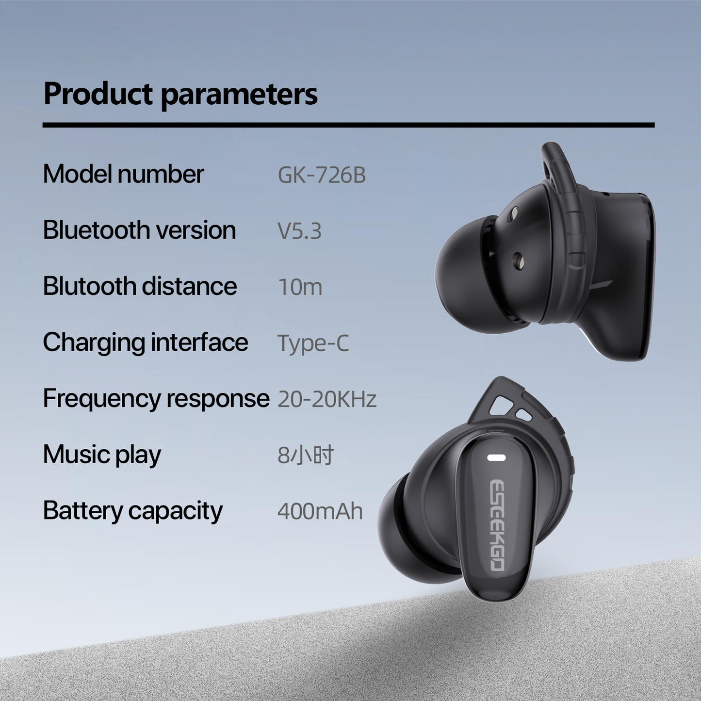 Auriculares Bluetooth ESEEKGO